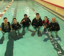 PADI OPEN WATER POOL CLASS 12/30/16