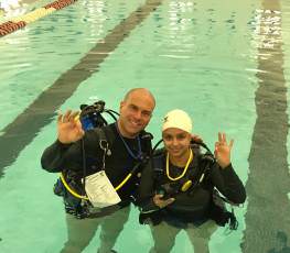 PADI OPEN WATER POOL CLASS 3/24/17