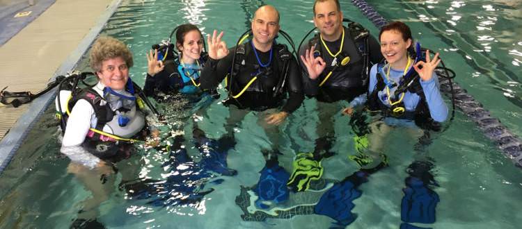 PADI Open Water Pool Class 4/7/17