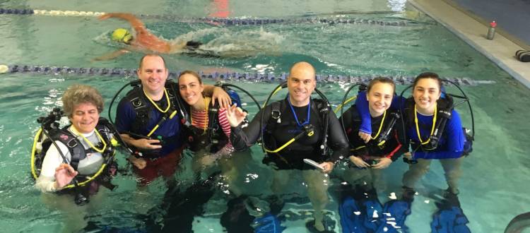 PADI Open Water Pool Class 4/14/17