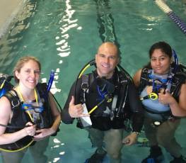 PADI Open Water Pool Class 4/28/17