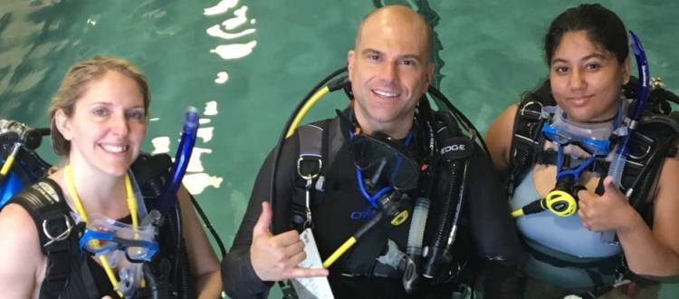 PADI Open Water Pool Class 4/28/17