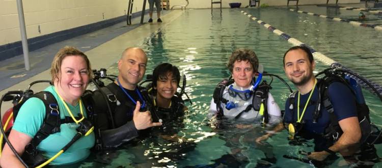 PADI Open Water Pool Class 5/26/17