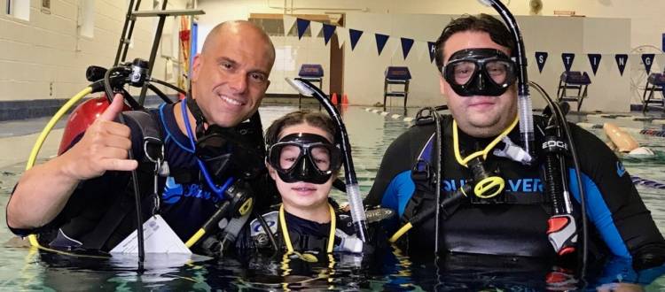 PADI Open Water Pool Class 7/28/17
