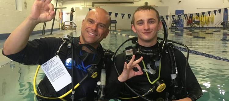 PADI Open Water Pool Class 8/4/17