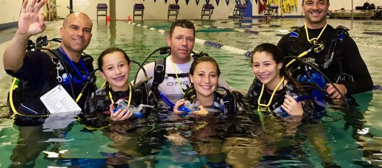 PADI Open Water Pool Class 8/11/17