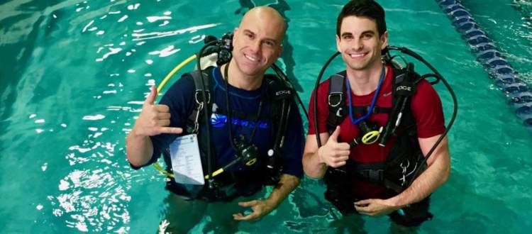 PADI Open Water Pool Class 1/26/18
