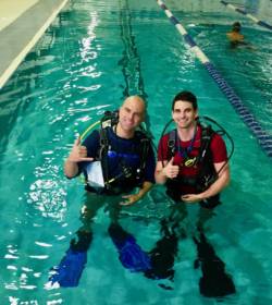 PADI Open Water Pool Class 1/26/18