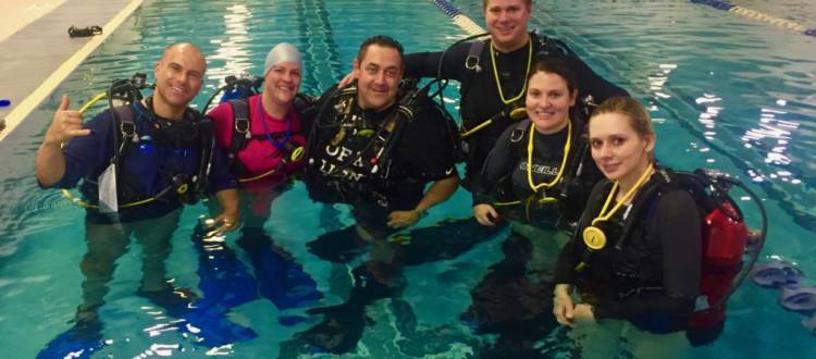 PADI Open Water Pool Class 5/4/18
