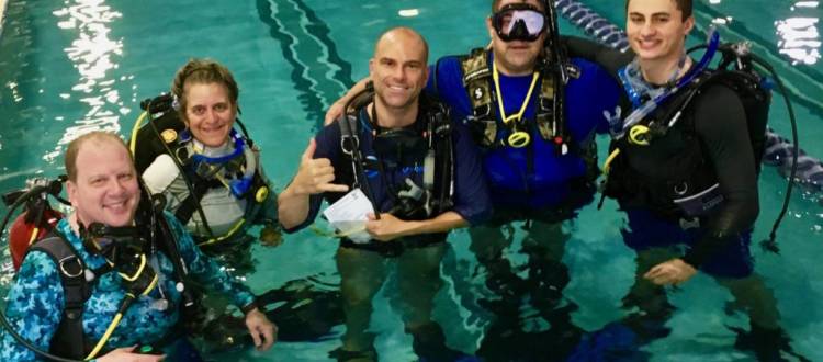 PADI OPEN WATER POOL CLASS 6/1/18