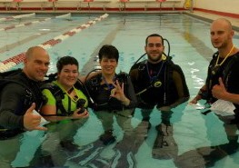 PADI OPEN WATER POOL CLASS 4/15/16