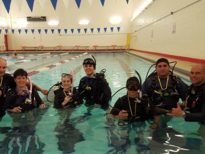 PADI OPEN WATER POOL CLASS 4/29/16