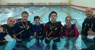 PADI OPEN WATER POOL CLASS 3/25/16