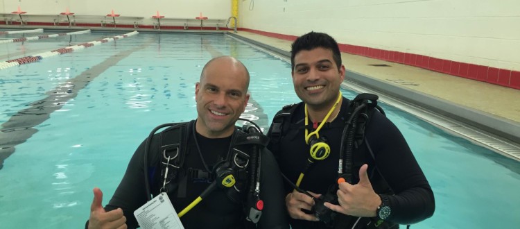 PADI OPEN WATER POOL CLASS 6/2/16