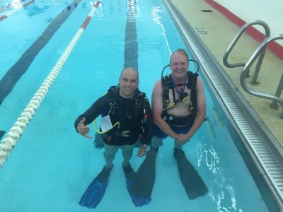 PADI OPEN WATER POOL CLASS 6/24/16
