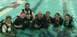 PADI OPEN WATER POOL CLASS 8/26/16