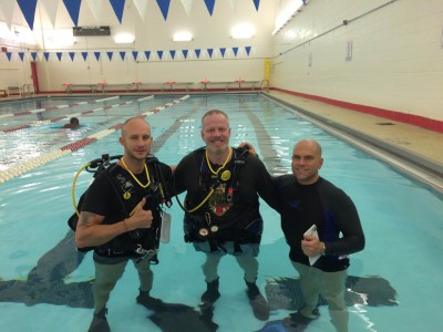 PADI OPEN WATER POOL CLASS 4/1/16