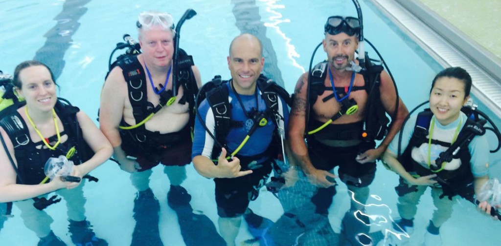 PADI Open Water Pool Class 6/5/15
